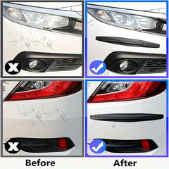 2pcs Car Anti-collision Rubber Corner Bumper Protective Stickers
