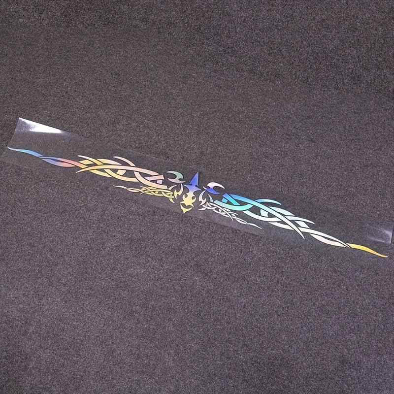 Totem Car Stickers Reflective Wing Stripes Waterproof Vinyl