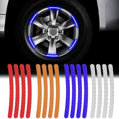 Enhance Your Car's Appearance with 20pcs Reflective Wheel Hub Stickers