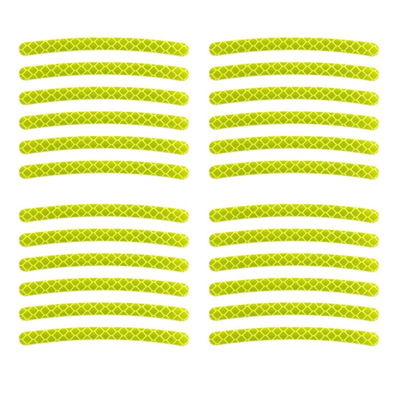 Enhance Your Car's Appearance with 20pcs Reflective Wheel Hub Stickers