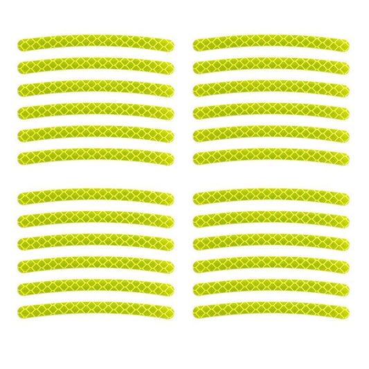 Enhance Your Car's Appearance with 20pcs Reflective Wheel Hub Stickers