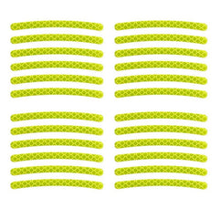 Enhance Your Car's Appearance with 20pcs Reflective Wheel Hub Stickers