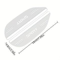 2pcs Sport PVC Car Rearview Mirror Rain Eyebrow & Cover All Models