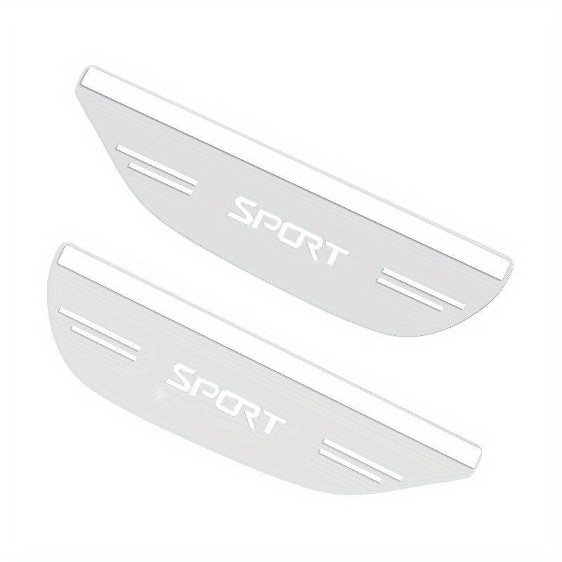 2pcs Sport PVC Car Rearview Mirror Rain Eyebrow & Cover All Models
