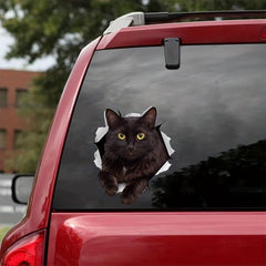 3D Cat Stickers Cat Wall Decals Cat Stickers For Bedroom Fridge Car Wall