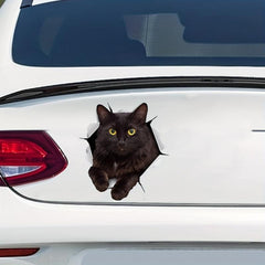3D Cat Stickers Cat Wall Decals Cat Stickers For Bedroom Fridge Car Wall
