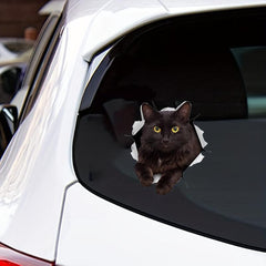 3D Cat Stickers Cat Wall Decals Cat Stickers For Bedroom Fridge Car Wall