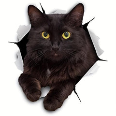 3D Cat Stickers Cat Wall Decals Cat Stickers For Bedroom Fridge Car Wall