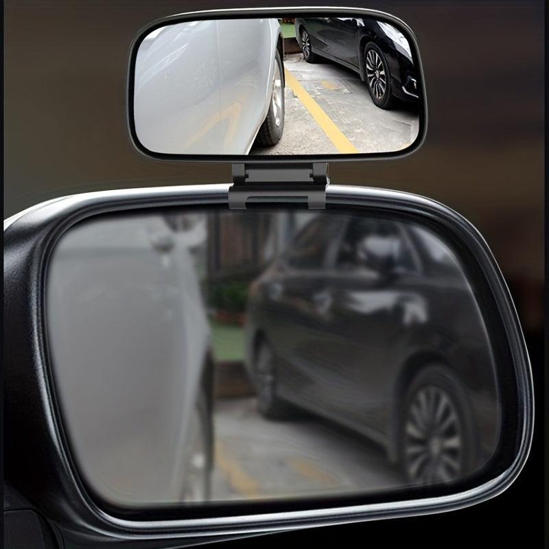 Car Reverse Rearview Mirror Auxiliary Mirror Adjustable Angle