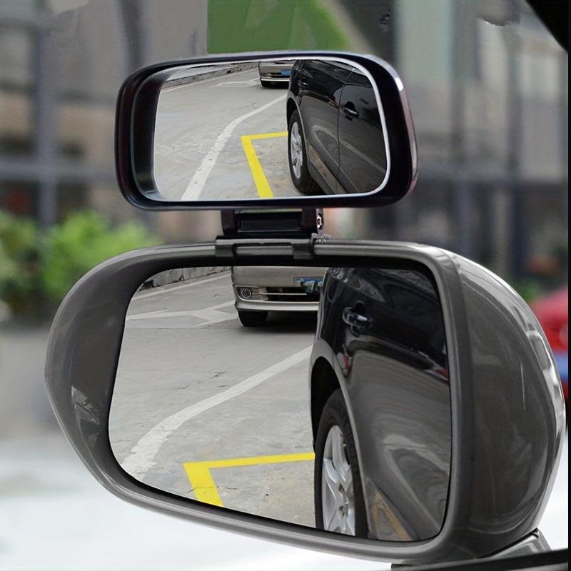 Car Reverse Rearview Mirror Auxiliary Mirror Adjustable Angle