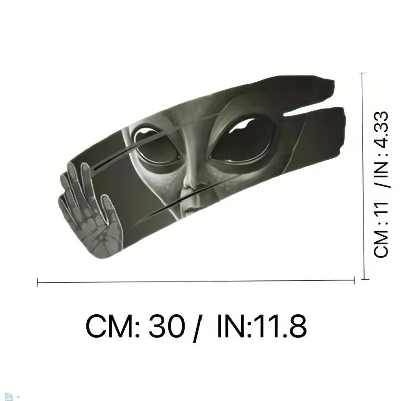 3D Alien Car Sticker Cracked Car Decal Sticker Waterproof PVC Vinyl Sticker