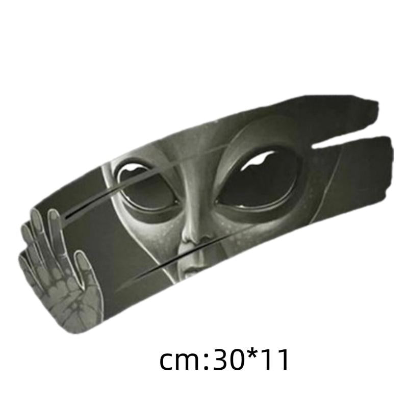 3D Alien Car Sticker Cracked Car Decal Sticker Waterproof PVC Vinyl Sticker