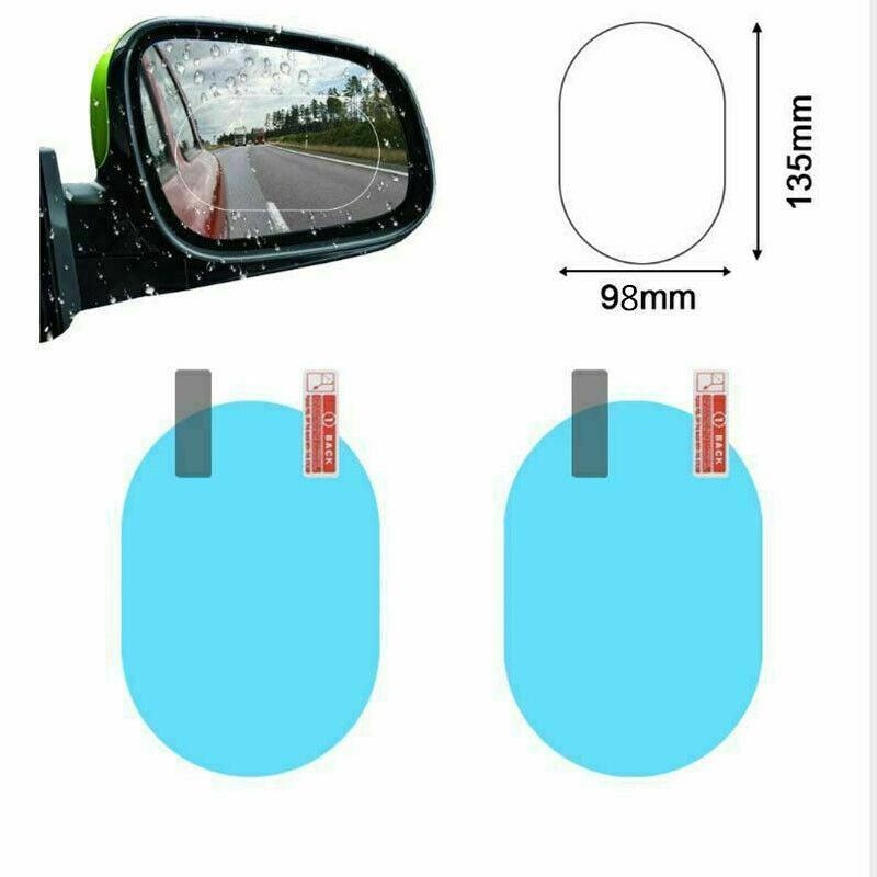 Car Rearview Mirror Film Clear Rainproof Anti Fog Window Protective Sticker