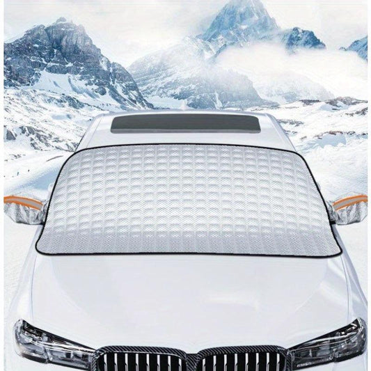 Car Magnetic Windproof UV Light Snow Dust Cover Winter Thickening Frost Cover