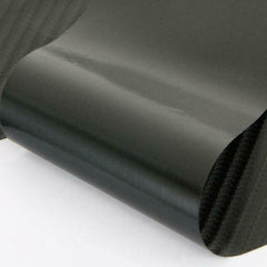 4D Carbon Fiber Rear Trunk Bumper Protective Film Anti Scratch Decals