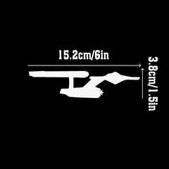 Enterprise Starship Space Car Sticker Decal
