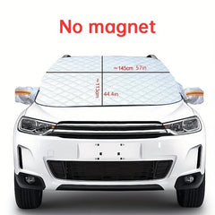Car Snow Cover Sunshade Thickened 9 Magnets Strongly Fixed Protect Windshield