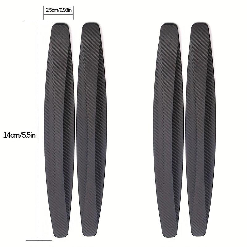 4pcs Carbon Fiber Bumper Protection Kit Anti Scratch Strips