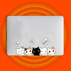 Cartoon Cat Vinyl Stickers for Windows Bumpers Laptops