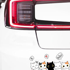 Cartoon Cat Vinyl Stickers for Windows Bumpers Laptops