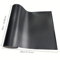 3D Carbon Fiber Vinyl Film Stickers - Waterproof & Durable