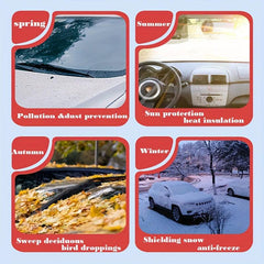 Waterproof Car Windscreen Cover Magnetic Sunshade Snow Cover Reflective Strip