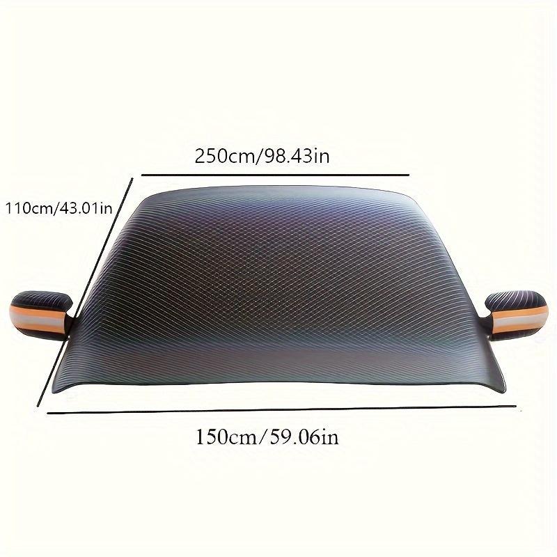 Waterproof Car Windscreen Cover Magnetic Sunshade Snow Cover Reflective Strip