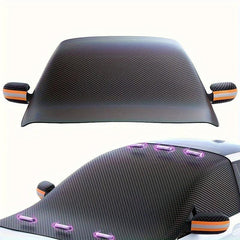 Waterproof Car Windscreen Cover Magnetic Sunshade Snow Cover Reflective Strip