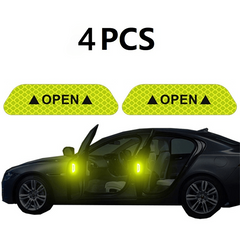 12pcs Car Door Reflective Stickers Safety Visibility Enhancement