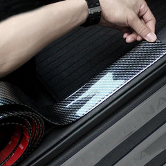 Carbon Fiber Door Entry Guards Scratch Protector Strips