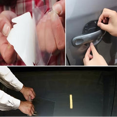 Clear Vinyl Film Car Bumper Hood Paint Protection Sticker Anti Scratch