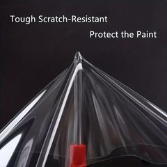 Clear Vinyl Film Car Bumper Hood Paint Protection Sticker Anti Scratch