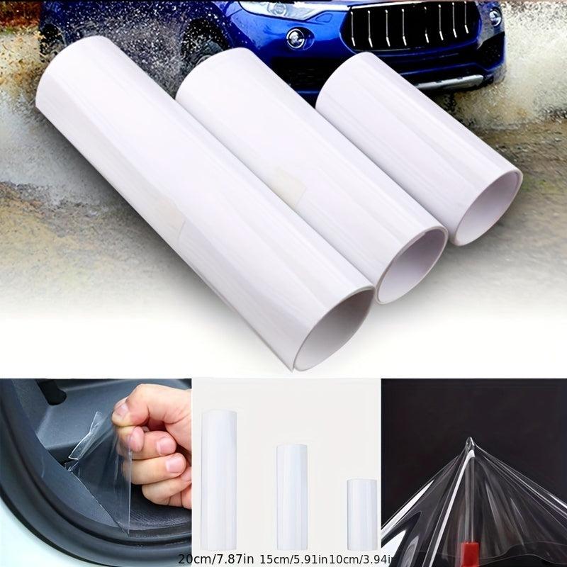 Clear Vinyl Film Car Bumper Hood Paint Protection Sticker Anti Scratch