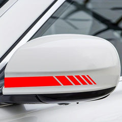 Car Rearview Mirror Sticker Pull Flower Scratch Sticker