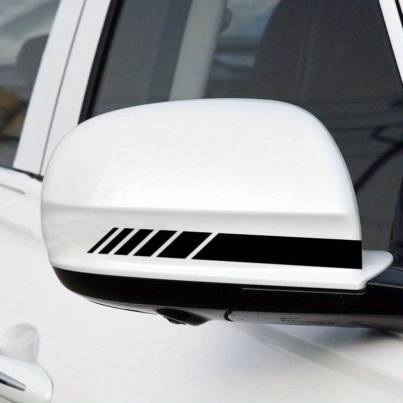 Car Rearview Mirror Sticker Pull Flower Scratch Sticker