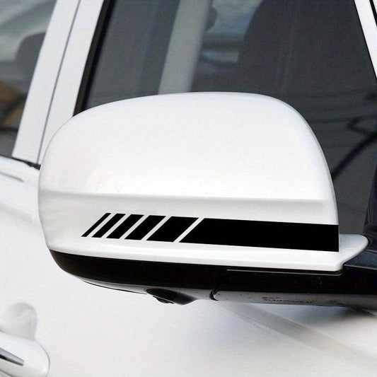 Car Rearview Mirror Sticker Pull Flower Scratch Sticker