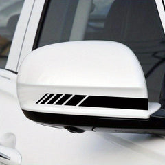 Car Rearview Mirror Sticker Pull Flower Scratch Sticker