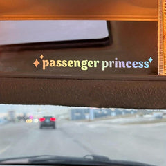 Passenger Princess Car Mirror Sticker