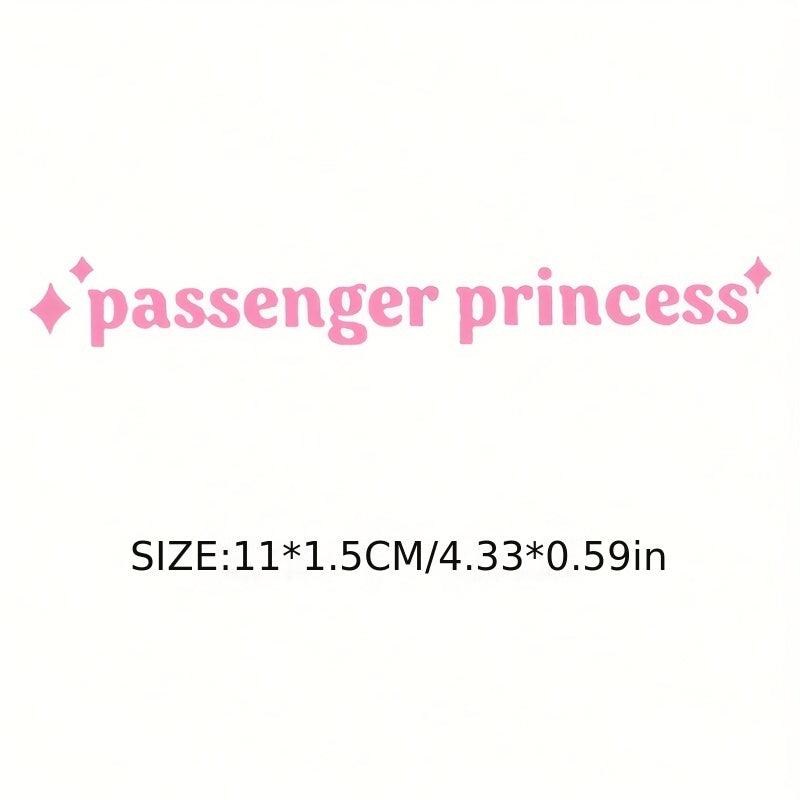 Passenger Princess Car Mirror Sticker
