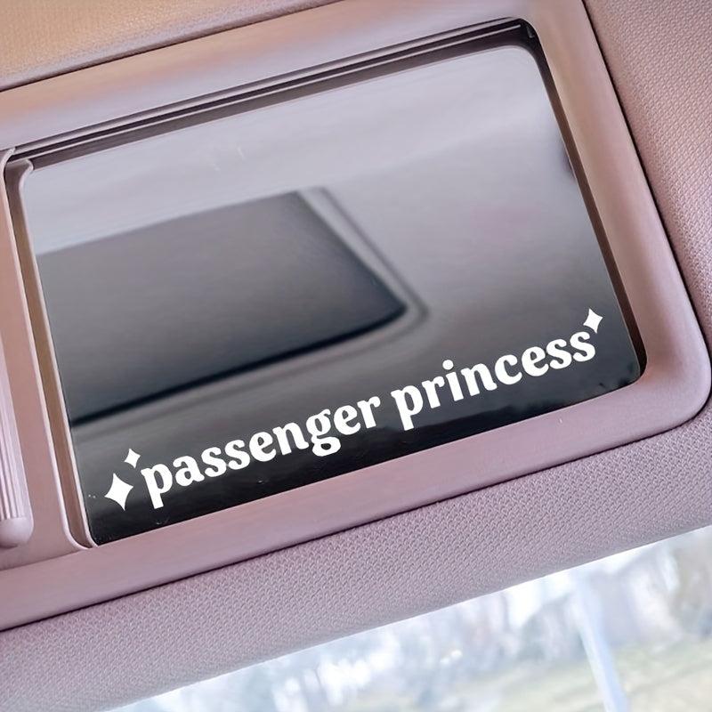Passenger Princess Car Mirror Sticker