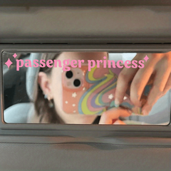 Passenger Princess Car Mirror Sticker