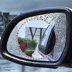 2pcs Car RV Rearview Mirror Rainproof Anti-fog Waterproof Film