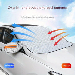 Car Front Windshield Snow Cover Anti Frost Anti Freeze Sunshade Winter Snow Bloc