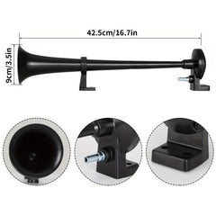 150DB Car Horn Kit 12V Truck Train Air Horn High Zinc Alloy Horn