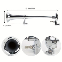 150DB Car Horn Kit 12V Truck Train Air Horn High Zinc Alloy Horn