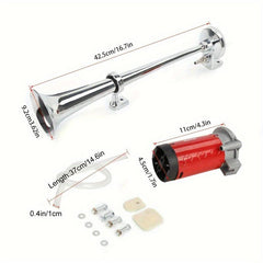 150DB Car Horn Kit 12V Truck Train Air Horn High Zinc Alloy Horn