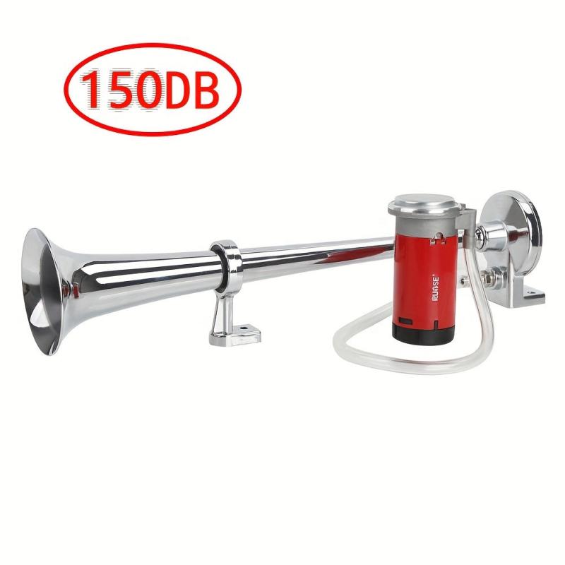 150DB Car Horn Kit 12V Truck Train Air Horn High Zinc Alloy Horn