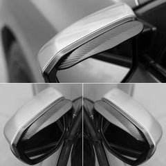 2pcs Carbon Fiber Rear View Mirror Rain Screen