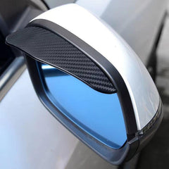 2pcs Carbon Fiber Rear View Mirror Rain Screen