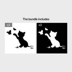 Cat Pattern Car Sticker Decal for Your Vehicle